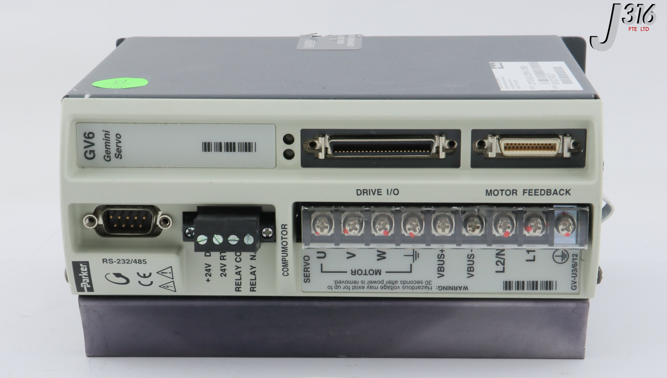 27934 PARKER SERVO DRIVE, GV6 GEMINI SERVO CP*GV6U12ENK-13669